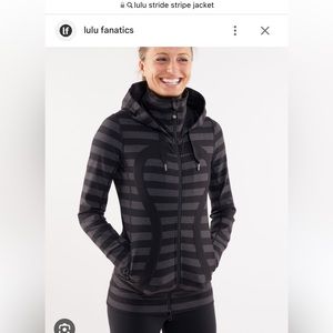 Lululemon stride jacket sz6